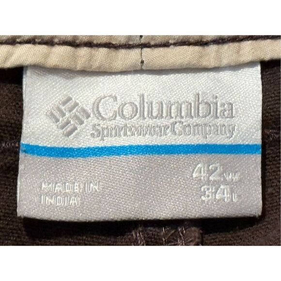 Columbia Pants Men’s Brown Cargo Pocket 42x34 - Picture 3 of 16